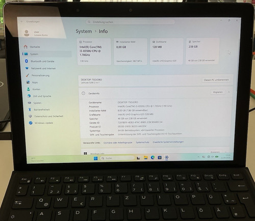 Notebook tablet 1 dell - 2-in-1,